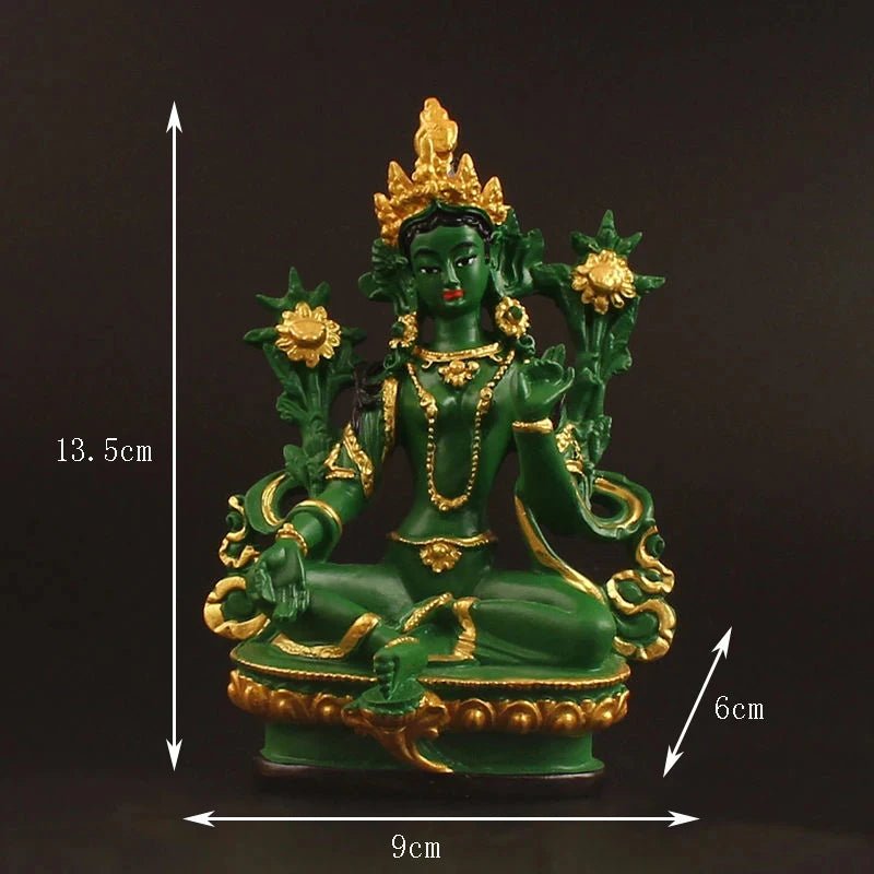 Tibetan painted small Buddha statue Sakyamuni Buddha Amitabha Pharmacist Buddha Guanyin Manjushri Bodhisattva Vajrasattva Buddha