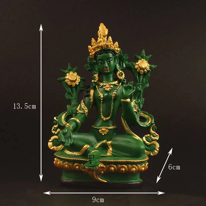 Tibetan painted small Buddha statue Sakyamuni Buddha Amitabha Pharmacist Buddha Guanyin Manjushri Bodhisattva Vajrasattva Buddha