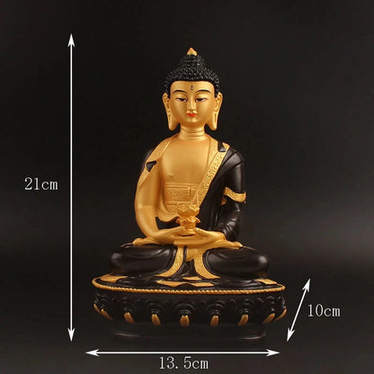 Tibetan painted small Buddha statue Sakyamuni Buddha Amitabha Pharmacist Buddha Guanyin Manjushri Bodhisattva Vajrasattva Buddha