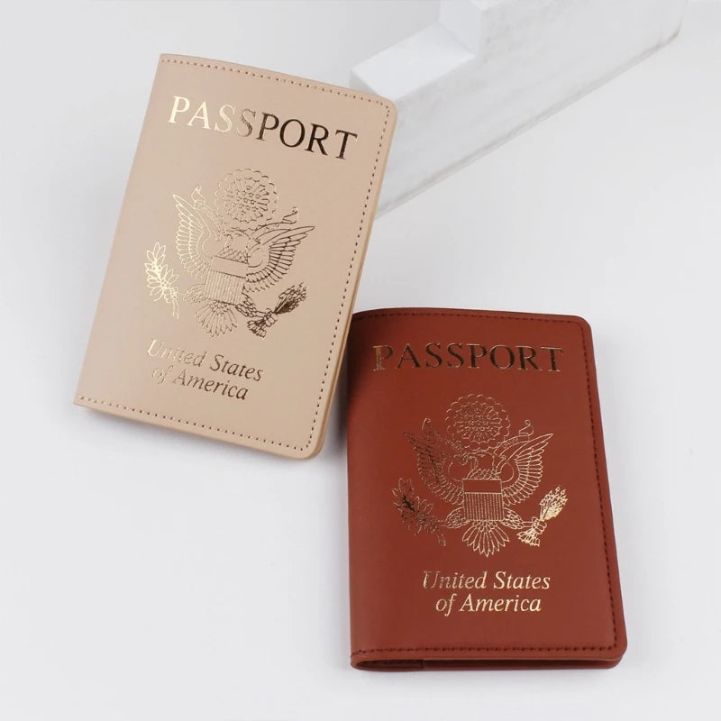 Ticket Holder Document for Unisex Travel Passport Cover Case Portable