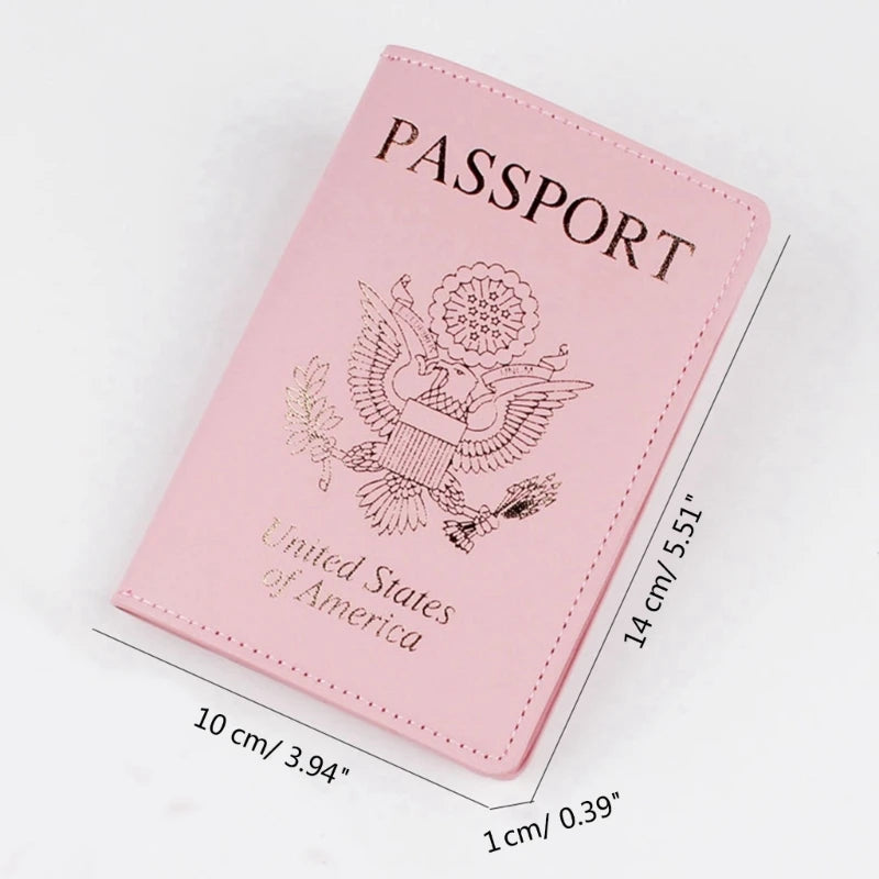 Ticket Holder Document for Unisex Travel Passport Cover Case Portable