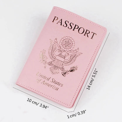 Ticket Holder Document for Unisex Travel Passport Cover Case Portable