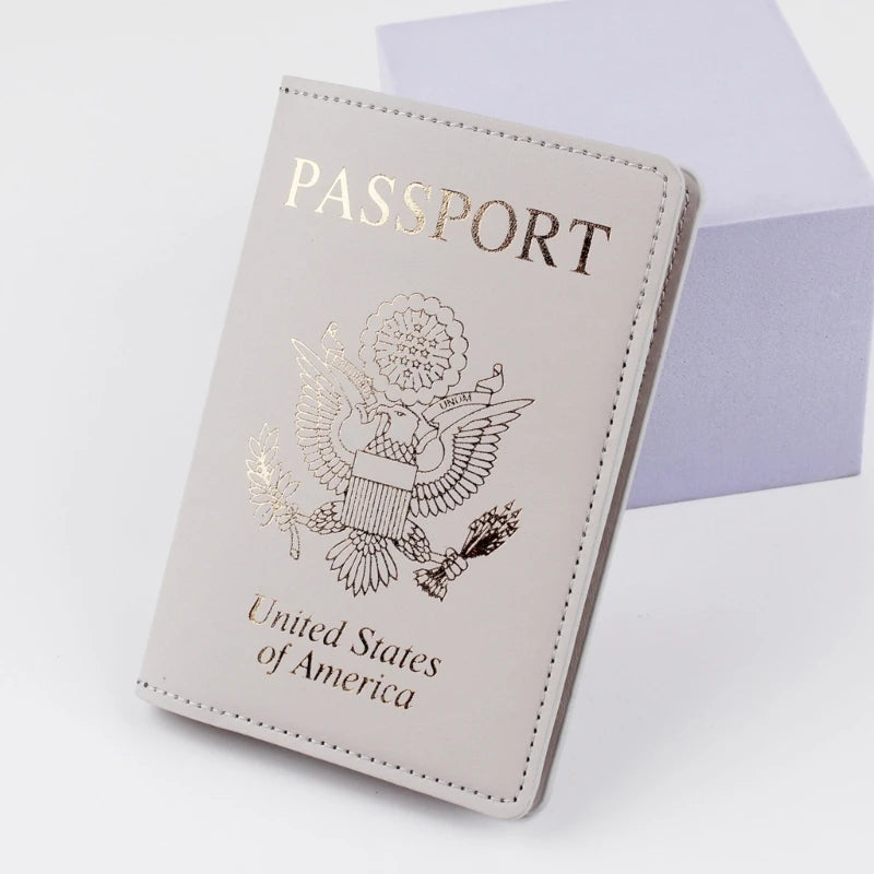 Ticket Holder Document for Unisex Travel Passport Cover Case Portable