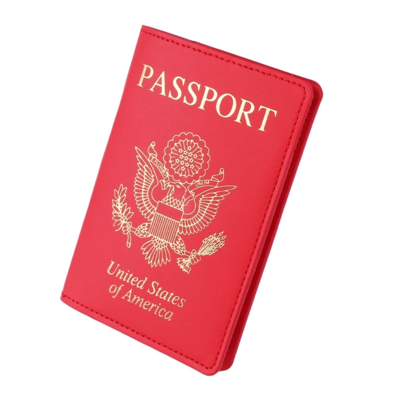 Ticket Holder Document for Unisex Travel Passport Cover Case Portable