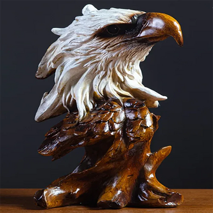 Tiger head Wolf animal head resin L Eagle, handicrafts decoration home office wine cabinet animal decorations retro decoration