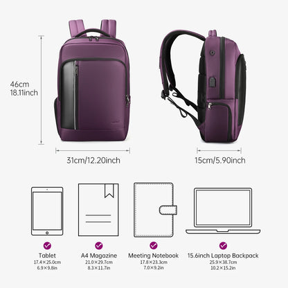 Tigernu 15.6 Anti Theft Backpack Women USB Back Bag School Travel Backpack For Teenagers Rucksack Laptop Backpack Waterproof Bag