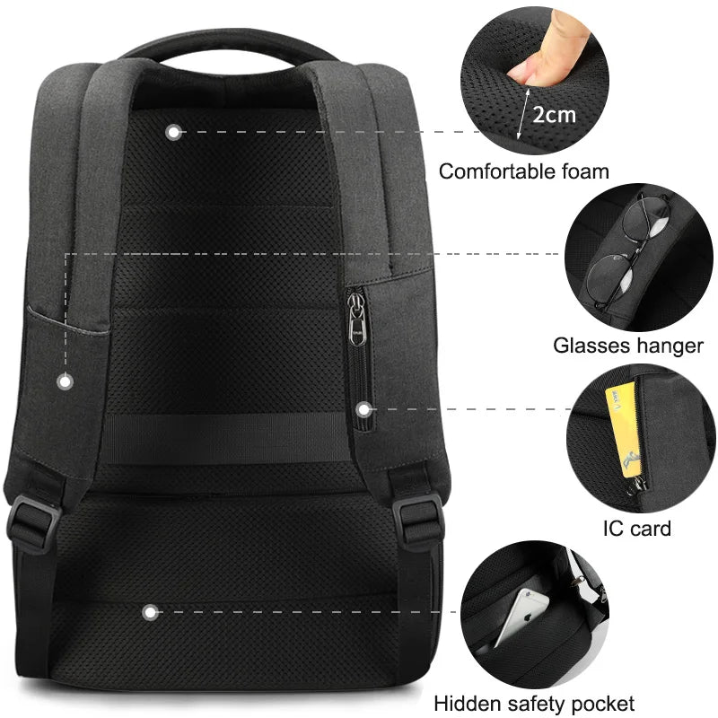 Tigernu 15.6"Laptop USB Charging Waterproof Anti Theft Women Backpack School Travel Backpack Female Casual Light Weigh For Women