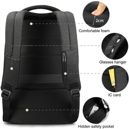 Tigernu 15.6"Laptop USB Charging Waterproof Anti Theft Women Backpack School Travel Backpack Female Casual Light Weigh For Women