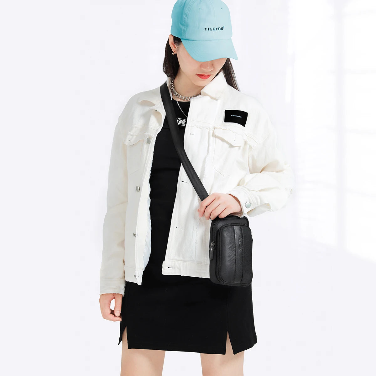 Tigernu 2024 New Female Mini Bags Multiple Pockets Light Weight Handbags Fashion Waterproof Outdoor Women Sling Bags Phone Bags