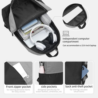 Tigernu 2024 Newest School Backpack Casual Functional Bags For Girls Outdoor Large Capacity Super Light Weight Laptop Backpack