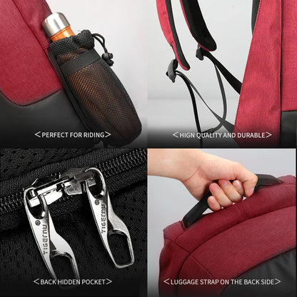 Tigernu Anti theft 15.6" USB Charging Causal Backpack Women Travel Waterproof Fashion Schoolbag Backpack Female For Teenagers