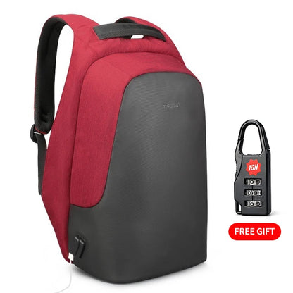 Tigernu Anti theft 15.6" USB Charging Causal Backpack Women Travel Waterproof Fashion Schoolbag Backpack Female For Teenagers