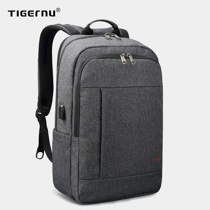 Tigernu Anti-theft USB Charging 15.6-17inch Laptop Backpack Women Backpack Mochila School Backpack Bag Casual Female Laptop Bag