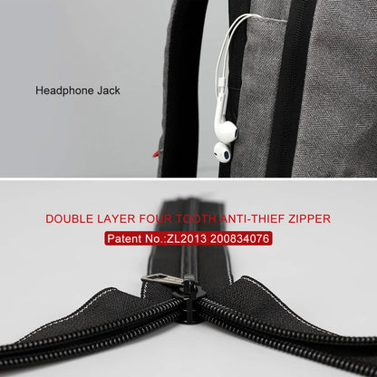 Tigernu Anti-theft USB Charging 15.6-17inch Laptop Backpack Women Backpack Mochila School Backpack Bag Casual Female Laptop Bag
