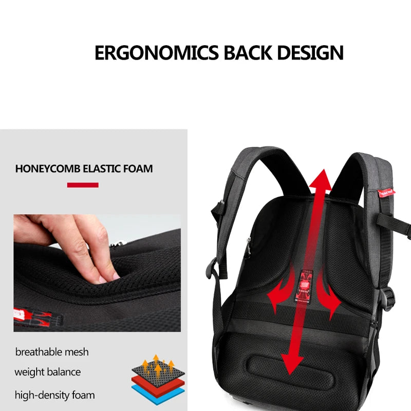 Tigernu Brand 15.6inch Laptop Backpack Waterproof  Women Backpacks Slim Unisex School Bags Backpack For Travel Female Grey Bags