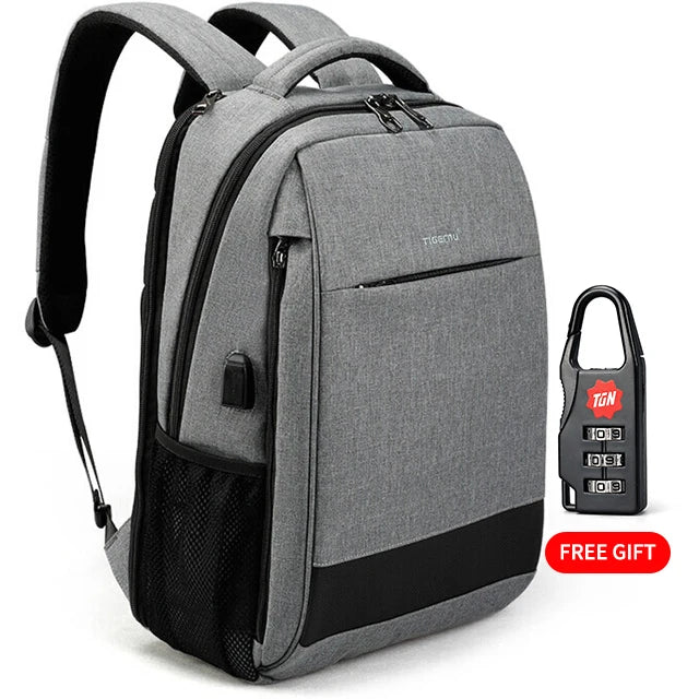 Tigernu Brand Anti theft USB Charging 15.6" Laptop Women Fashion Travel Backpack Bag Waterproof School Bag Leisure For Female