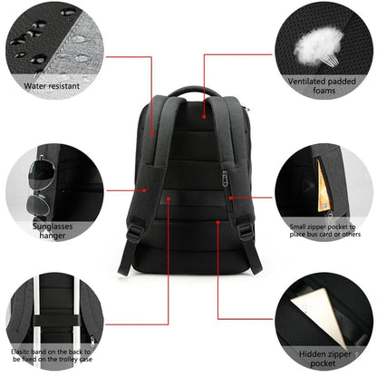 Tigernu Brand Anti theft USB Charging 15.6" Laptop Women Fashion Travel Backpack Bag Waterproof School Bag Leisure For Female
