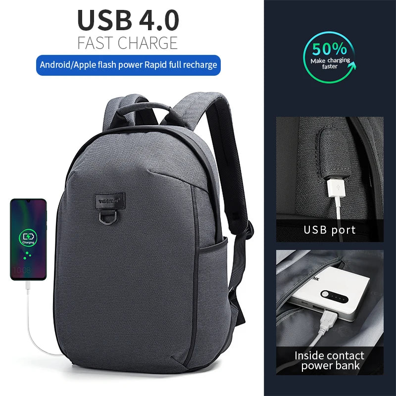 Tigernu Brand New Anti theft Laptop Backpack Women Fashion 15.6" Urban School Backpack For Women USB Charging Casual Bags Female