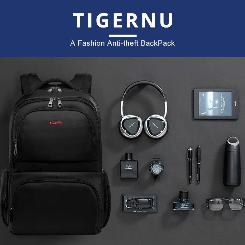 Tigernu Brand Nylon Waterproof Anti theft 15.6" Laptop Women Backpack Casual Female Schoolbag Backpack High Quality For Teenager