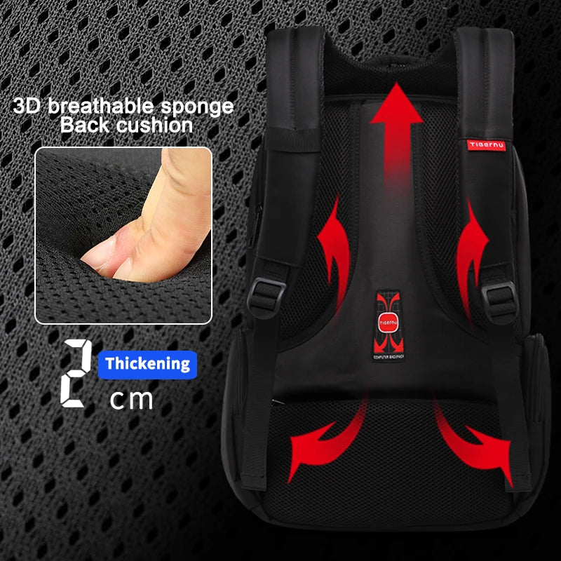 Tigernu Brand Nylon Waterproof Anti theft 15.6" Laptop Women Backpack Casual Female Schoolbag Backpack High Quality For Teenager