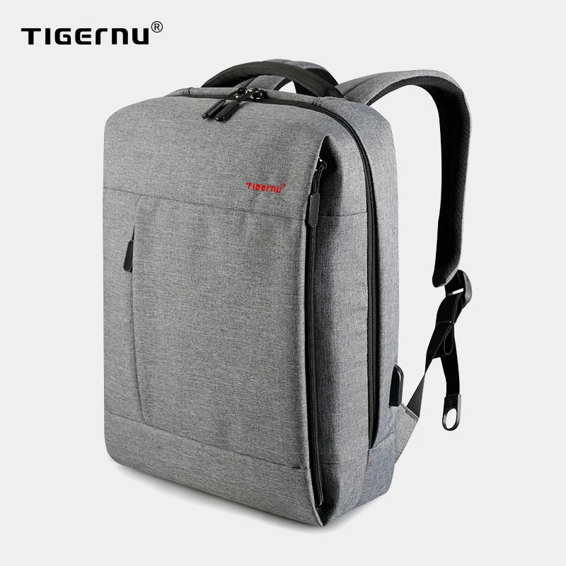 Tigernu Brand Slim Backpack USB charging Women 14inch Laptop Backpacks Women Splashproof Simple School Backpack Bag for Teenager