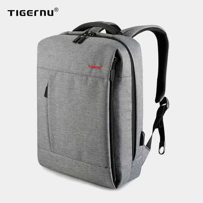 Tigernu Brand Slim Backpack USB charging Women 14inch Laptop Backpacks Women Splashproof Simple School Backpack Bag for Teenager