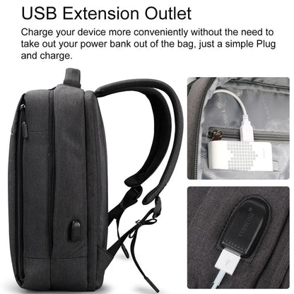 Tigernu Brand Slim Backpack USB charging Women 14inch Laptop Backpacks Women Splashproof Simple School Backpack Bag for Teenager