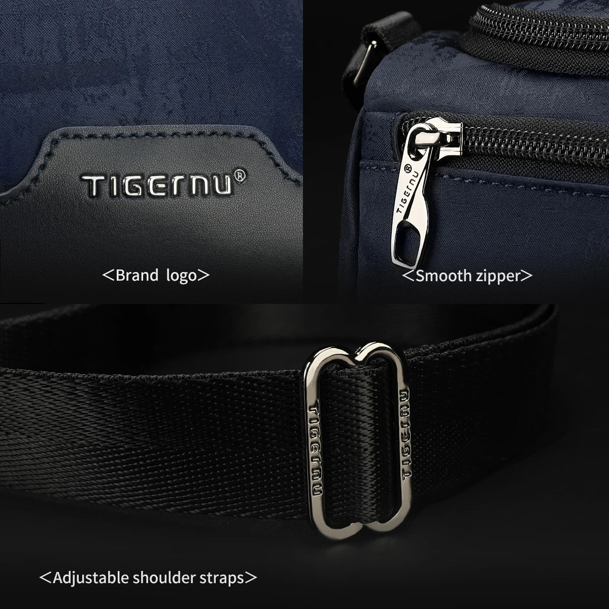 Tigernu Casual Crossbody Female Bags For Women 2024 Designer Sling BagsTravel School Messenger Bag Solid Color Leisure Handbags