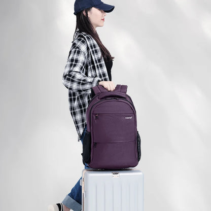 Tigernu Fashion Women Backpack Purple Anti Theft 15.6inch Laptop Backpack Female Waterproof Travel Backpack School Backpack Bags