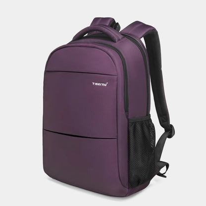 Tigernu Fashion Women Backpack Purple Anti Theft 15.6inch Laptop Backpack Female Waterproof Travel Backpack School Backpack Bags