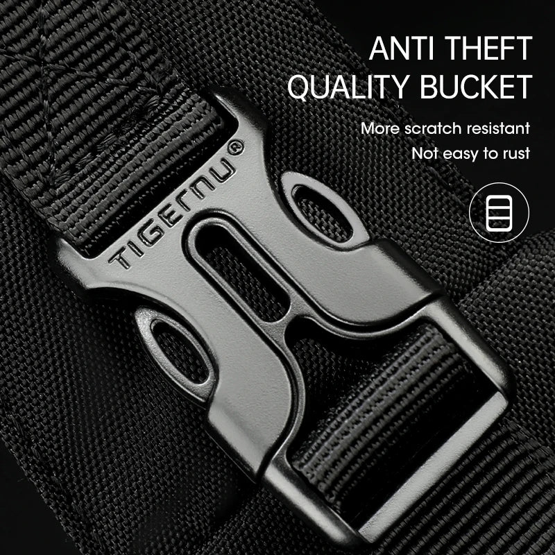 Tigernu Gift Men Crossbody Bag Splashproof Brand Messenger Bag Mini Ipad Mobile Money Phone Belt Chest Bag Male Small Bag
