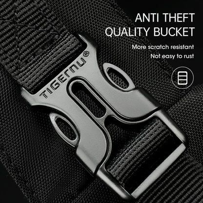 Tigernu Gift Men Crossbody Bag Splashproof Brand Messenger Bag Mini Ipad Mobile Money Phone Belt Chest Bag Male Small Bag