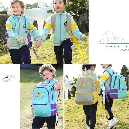 Tigernu Girls  Boys Schoolbags Children Backpack Large Capacity Waterproof Reflective Design Kids Bag Cute Children Backpack Bag