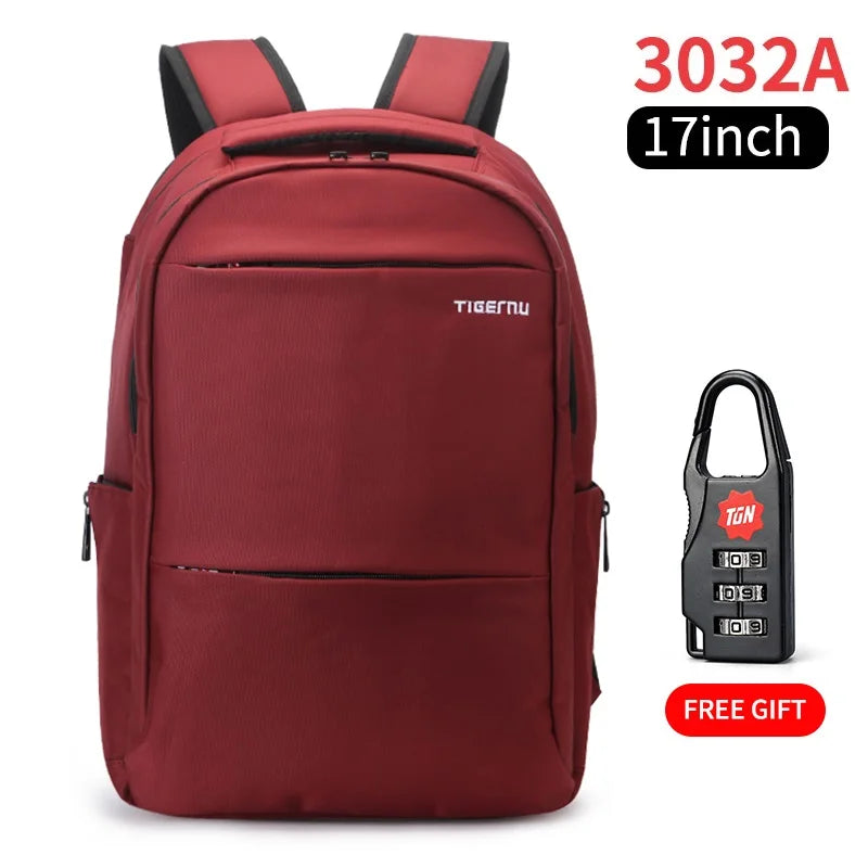 Tigernu Laptop15-17 inch Backpack For Computer Women Backpack Notebook Backpack Bag Famale Waterproof Nylon School Bag Backpacks