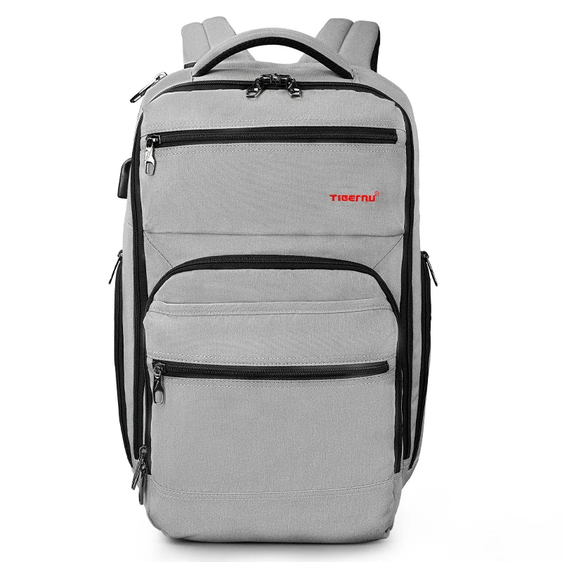 Tigernu Large Capaity Expandable Backpack Female Travel Durable Mochila Bag USB Charging Multiple Pockets Laptop Backpack Рюкзак