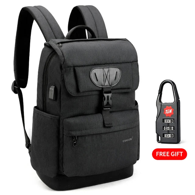 Tigernu Multifunction Backpack Women Fashion Youth Female USB 15.6inch Laptop Backpack Bag Schoolbags For Teenager Girls Mochila