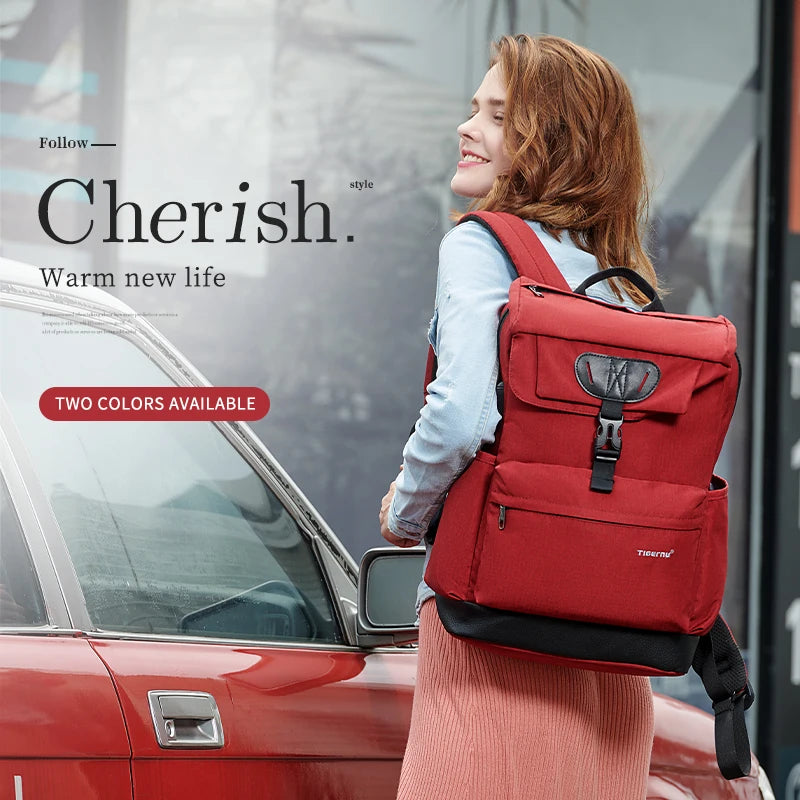 Tigernu Multifunction Backpack Women Fashion Youth Female USB 15.6inch Laptop Backpack Bag Schoolbags For Teenager Girls Mochila