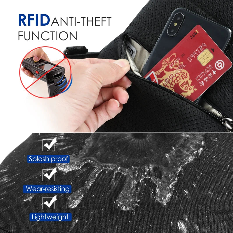 Tigernu Multifunction RFID Anti theft Shoulder Bag Waterproof Women Light Weight Shoulder Mini Bags Fashion High Quality Zippers