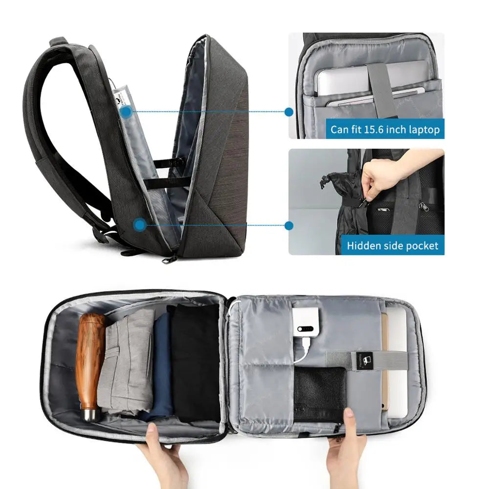Tigernu Multifunction USB charging Anti theft 15inch Laptop Backpack For Teenager Fashion Female Mochila Leisure Travel Backpack