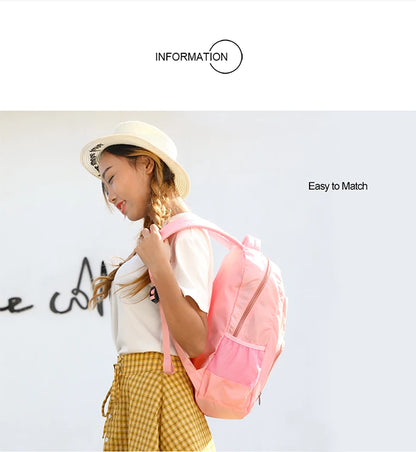Tigernu New 14.1" Pink/Blue Shoulders School Backpack Bag Travel Backpacks For Girl Mini Bags Women College Backpack For Female