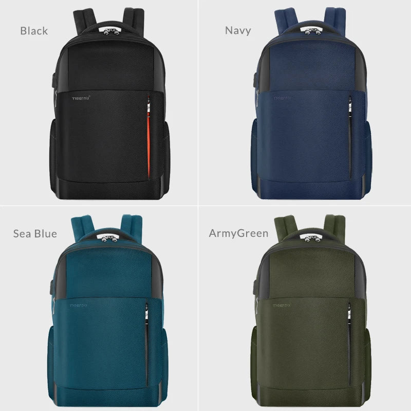 Tigernu New Fashion RFID Anti Theft Women 15.6 inch Laptop Backpack USB Charging Female Durable School Bag Mochilas Masculina