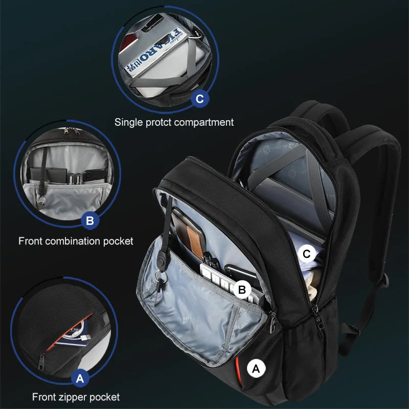 Tigernu New Fashion RFID Anti Theft Women 15.6 inch Laptop Backpack USB Charging Female Durable School Bag Mochilas Masculina