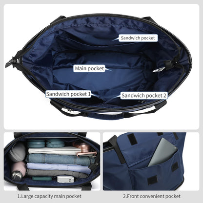 Tigernu New Female Travel Folding Tote Bags Designer Waterproof Handbags Expandable Large capacity Luggage Bags Outdoor sports