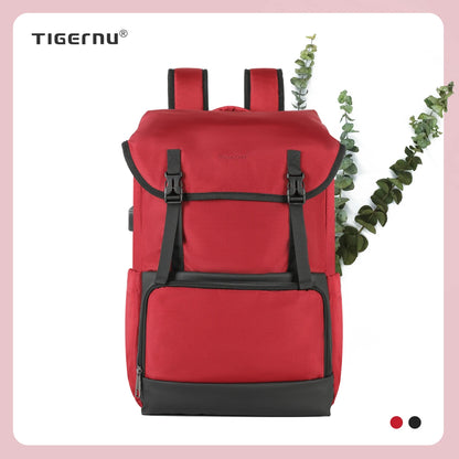 Tigernu New Large Capacity Travel Backpack Women High Quality Waterproof 15.6 inch Female Laptop School Backpacks Bags With USB