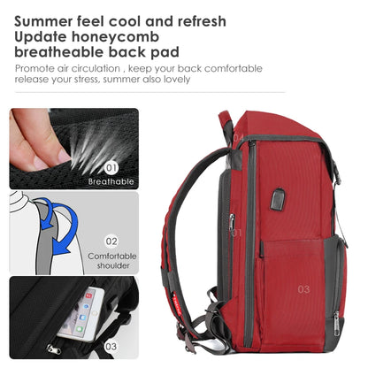 Tigernu New Large Capacity Travel Backpack Women High Quality Waterproof 15.6 inch Female Laptop School Backpacks Bags With USB