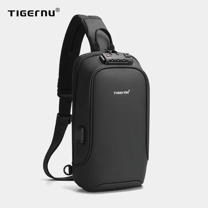 Tigernu New Small TSA Anti theft Lock Women Crossbody Bag Fashion Bag Travel Chest Bags For Women Waterproof Female School Bags