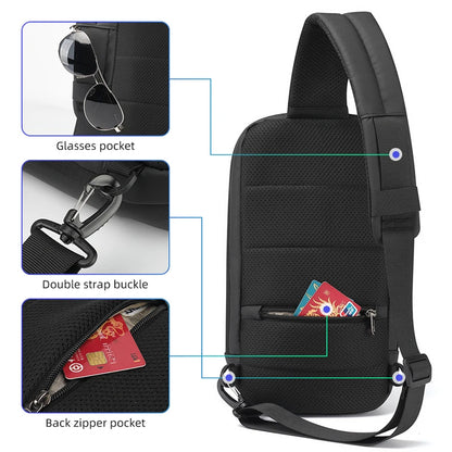 Tigernu New Small TSA Anti theft Lock Women Crossbody Bag Fashion Bag Travel Chest Bags For Women Waterproof Female School Bags