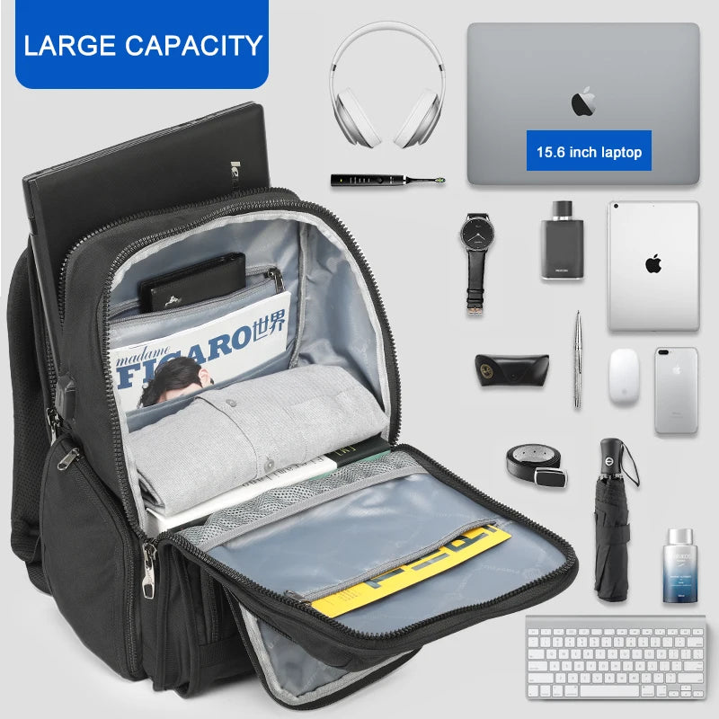 Tigernu New Women 15.6-17inch Laptop Backpack Female School Bag Backpack Upgraded Design Anti Theft Zippers Travel Bag With RFID
