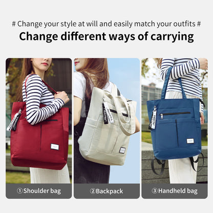 Tigernu New Women Tote Backpack Multiway For Girls School bag Handbags Female Laptop Backpack Large Capacity Convertible Mochila