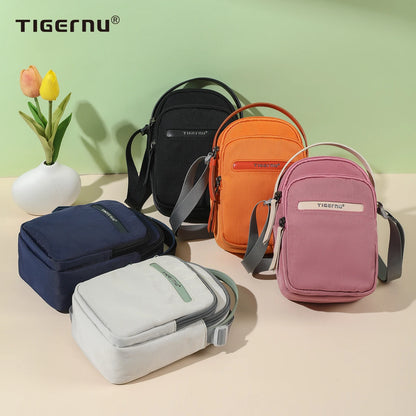 Tigernu Sling Bag For Women Fashion Mini Phone Bag Girls Casual Small Outdoor Zipper Crossbody Pouch Simple Shoulder Bag bolsas